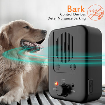 Ultrasonic Dog Bark Control Device – 50Ft Range Anti-Barking Deterrent with 3 Modes, Safe High-Frequency Silencer for Indoor & Outdoor Use, Neighbor-Friendly Training Tool for All Dogs