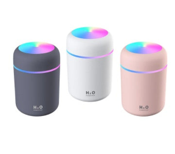 Ultrasonic Aromatherapy Essential Oil Diffuser – 300ml Mini Humidifier with LED Night Light and Auto Shut-Off