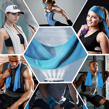 Instant Cooling Towel for Sports and Outdoors – Ice-Cold Quick Dry Towel for Gym, Hiking, Travel