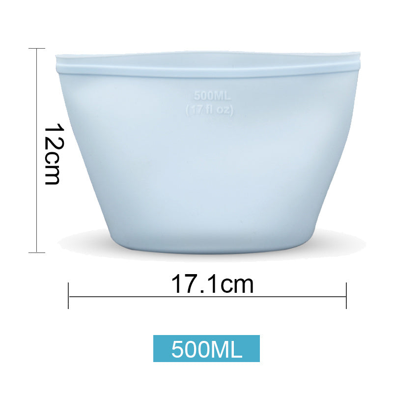 Durable BPA-free silicone food storage bags