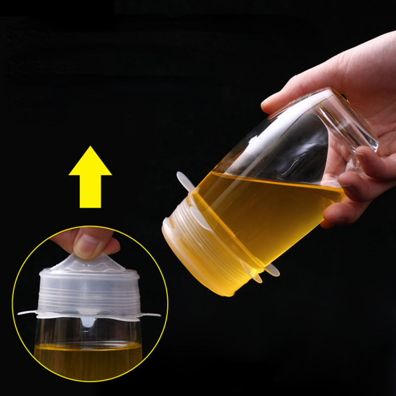Silicone food covers on various fruits and containers against a black background; Silicone stretch lids reusable food cover set