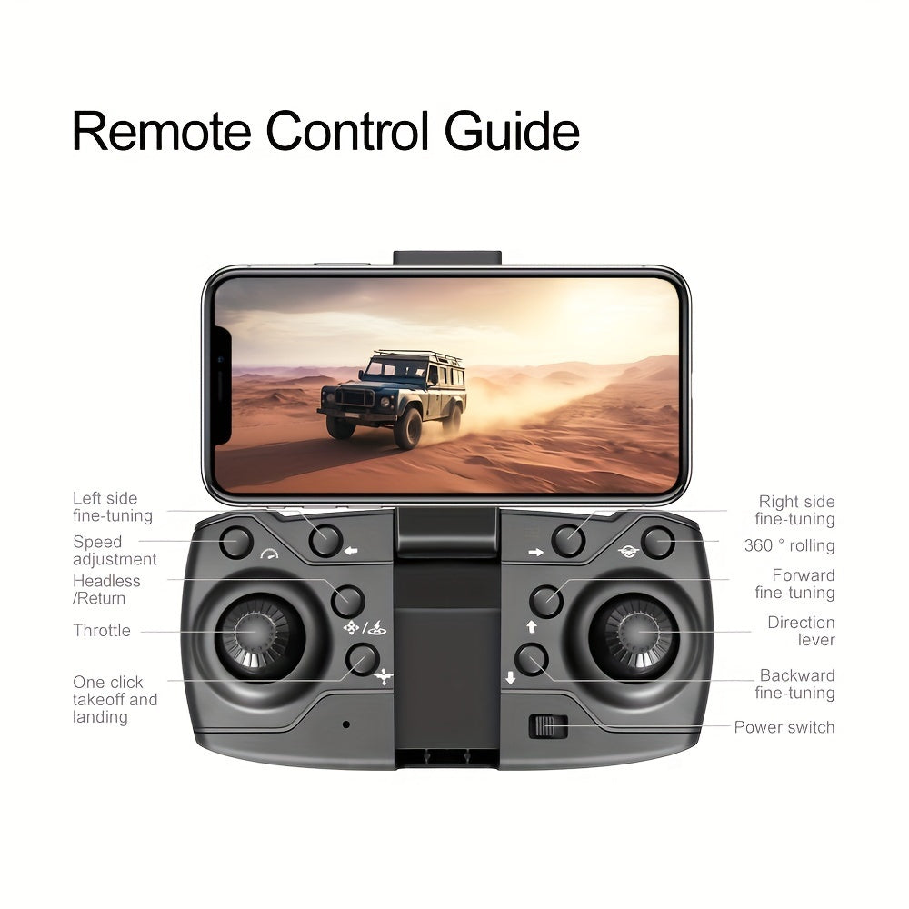 F198 Dual Camera 1080P WiFi FPV Foldable Drone – Front View