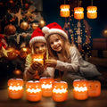 Portable LED pumpkin lantern for party and yard