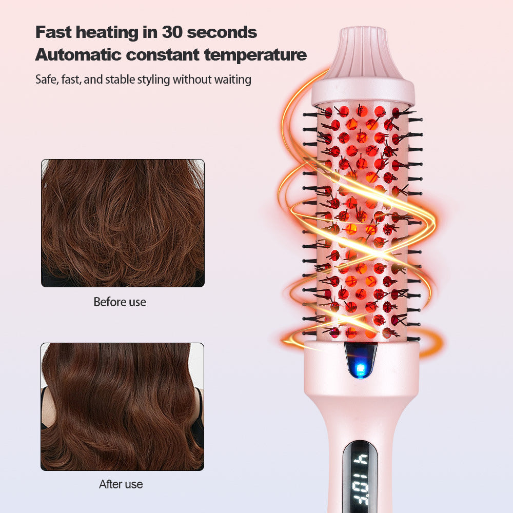 Before and after results with infrared hair tool