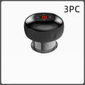 Black electronic device with digital display on a white background, labelled '3PC'