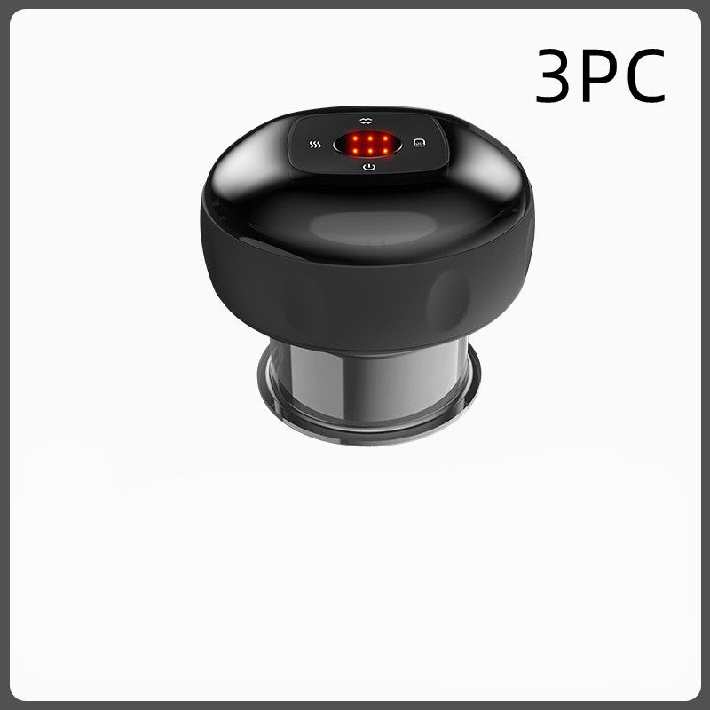 Black electronic device with digital display on a white background, labelled '3PC'