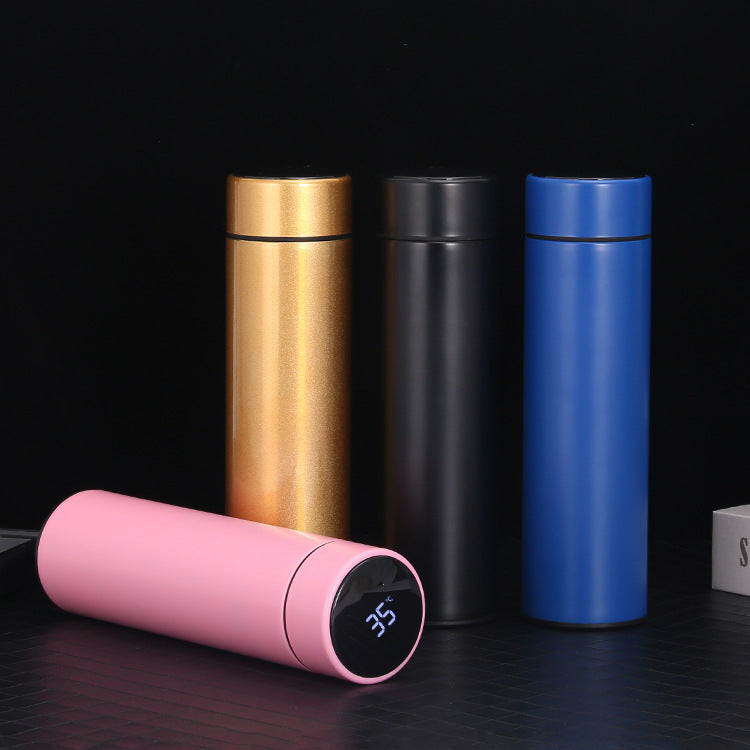 500ml Smart Water Bottle – Stainless Steel Vacuum Flask with Intelligent Temperature Display