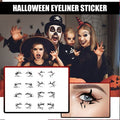 Easy peel-and-stick eyeliner patches for Halloween makeup