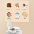 Durable plastic pet feeding station for home use