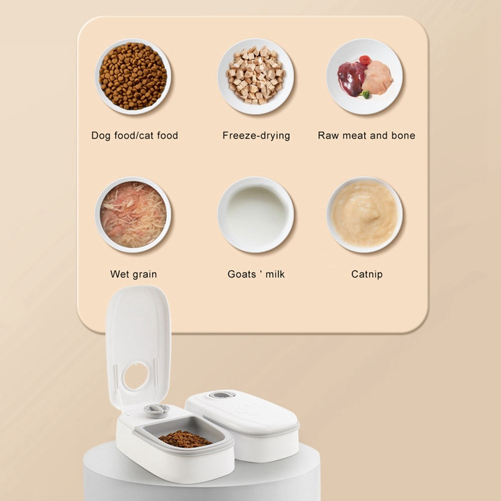 Durable plastic pet feeding station for home use