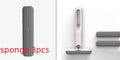Cleaning tool with multiple attachments on a white background