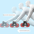 Fitness ab wheel trainer for abs, waist, arms, and shoulders