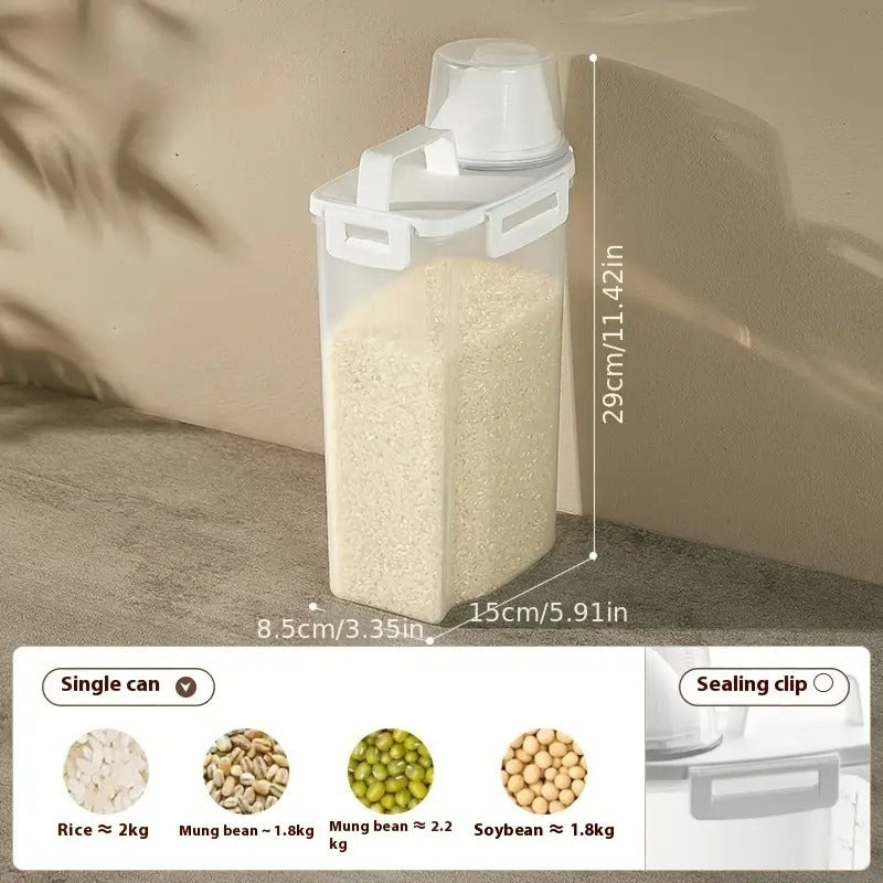 Transparent plastic storage box with tightly fitted leak-proof lid