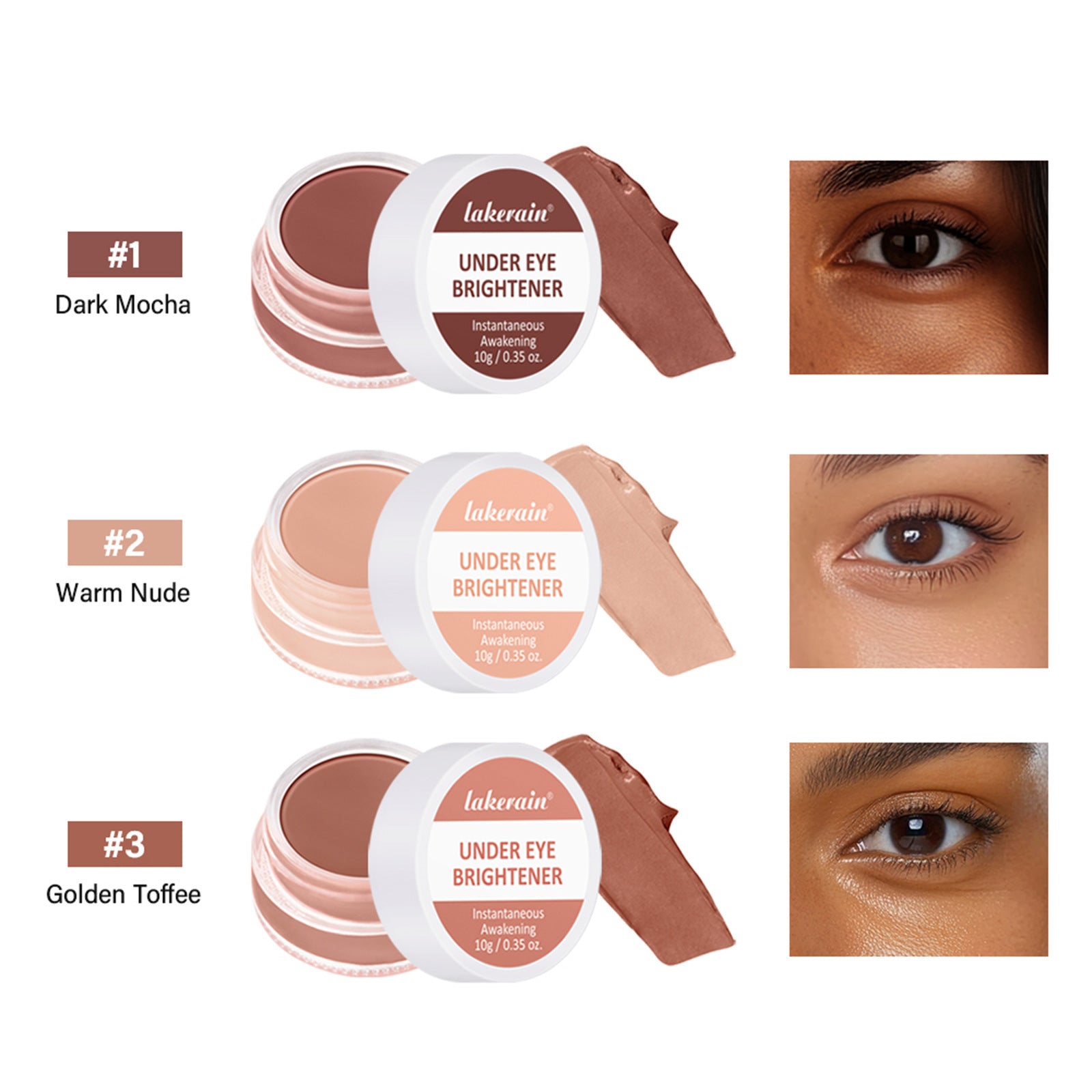 Long-lasting waterproof concealer cream for dark circles