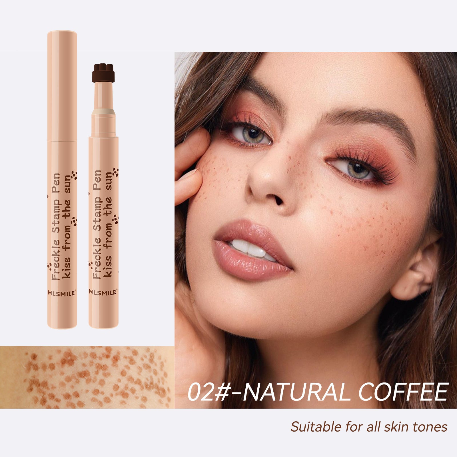 Easy-to-use creamy freckle pen for all skin types