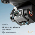 Close-up of S116 MAX Dual 4K Cameras and Obstacle Avoidance System