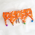 Cute pumpkin and bone Halloween collar