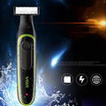 Men’s full-body washable shaver with limit comb attachments
