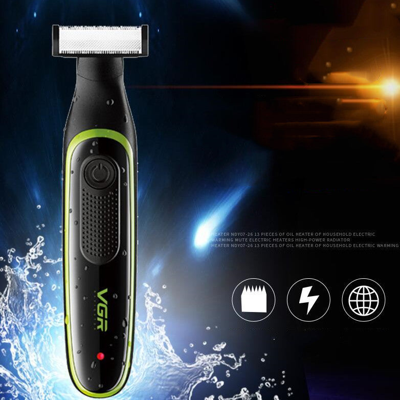 Men’s full-body washable shaver with limit comb attachments