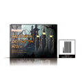 Outdoor Halloween witch decoration with spooky effect
