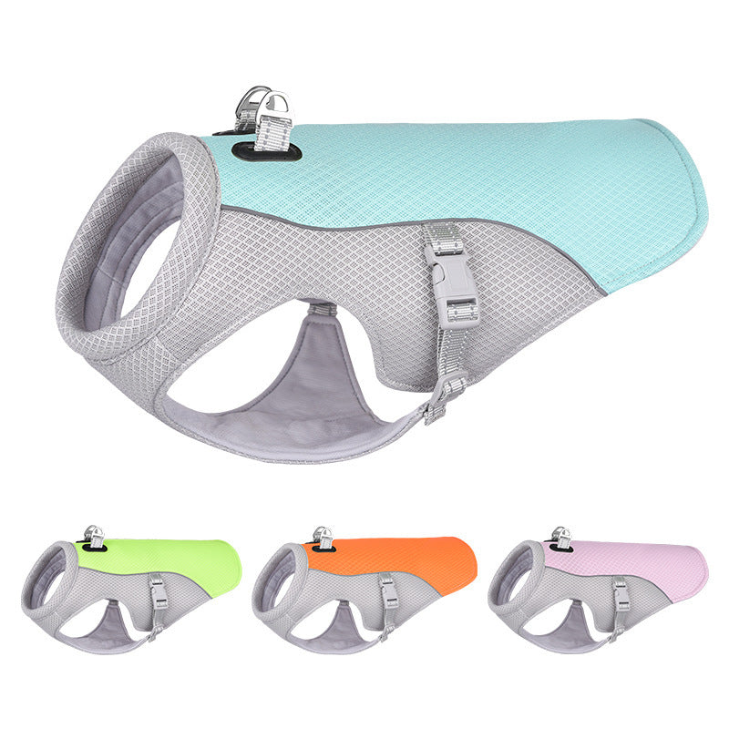 Breathable Dog Cooling Vest – Heat-Resistant Summer Clothes for Small to Large Dogs, Sunproof & Lightweight for Outdoor Walks