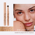 Long-lasting mole spot makeup pen in multiple brown shades