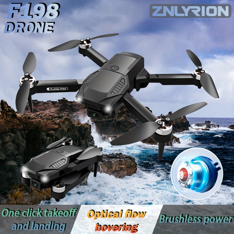 F198 Dual Camera 1080P WiFi FPV Foldable Drone – Front View