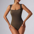 Close-up of ribbed texture fabric and curve-contouring details