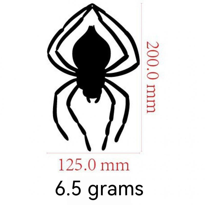 Inverted spider on the wall décor for spooky setup of Halloween decorations