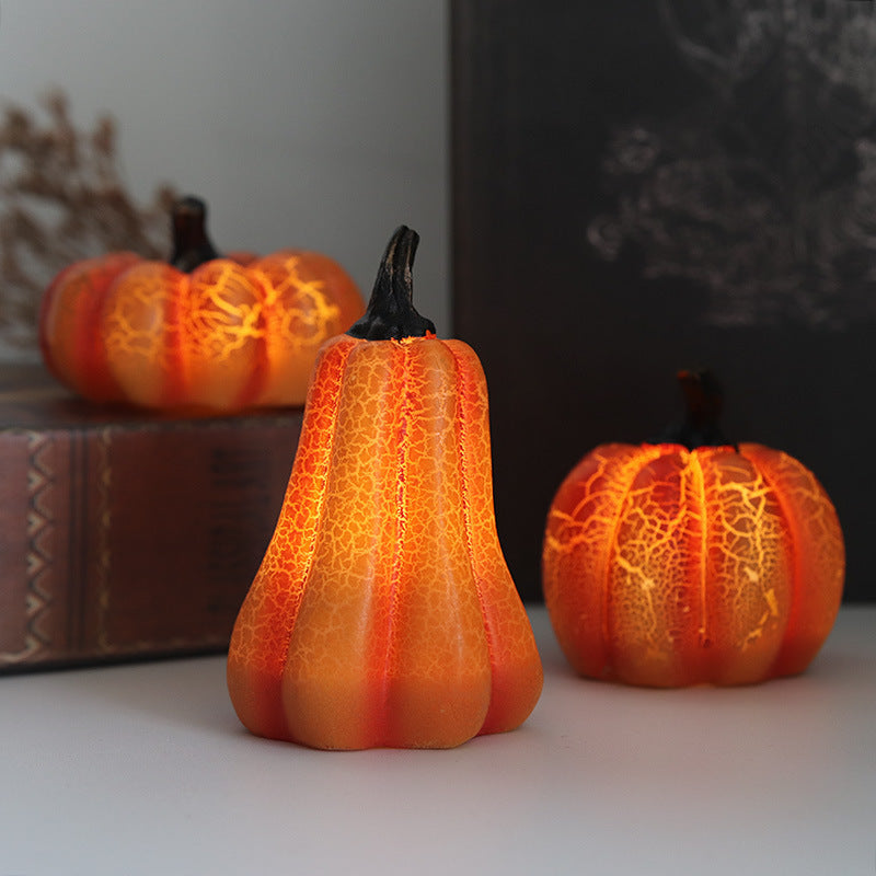 Trick or treat pumpkin LED light for haunted house decorations