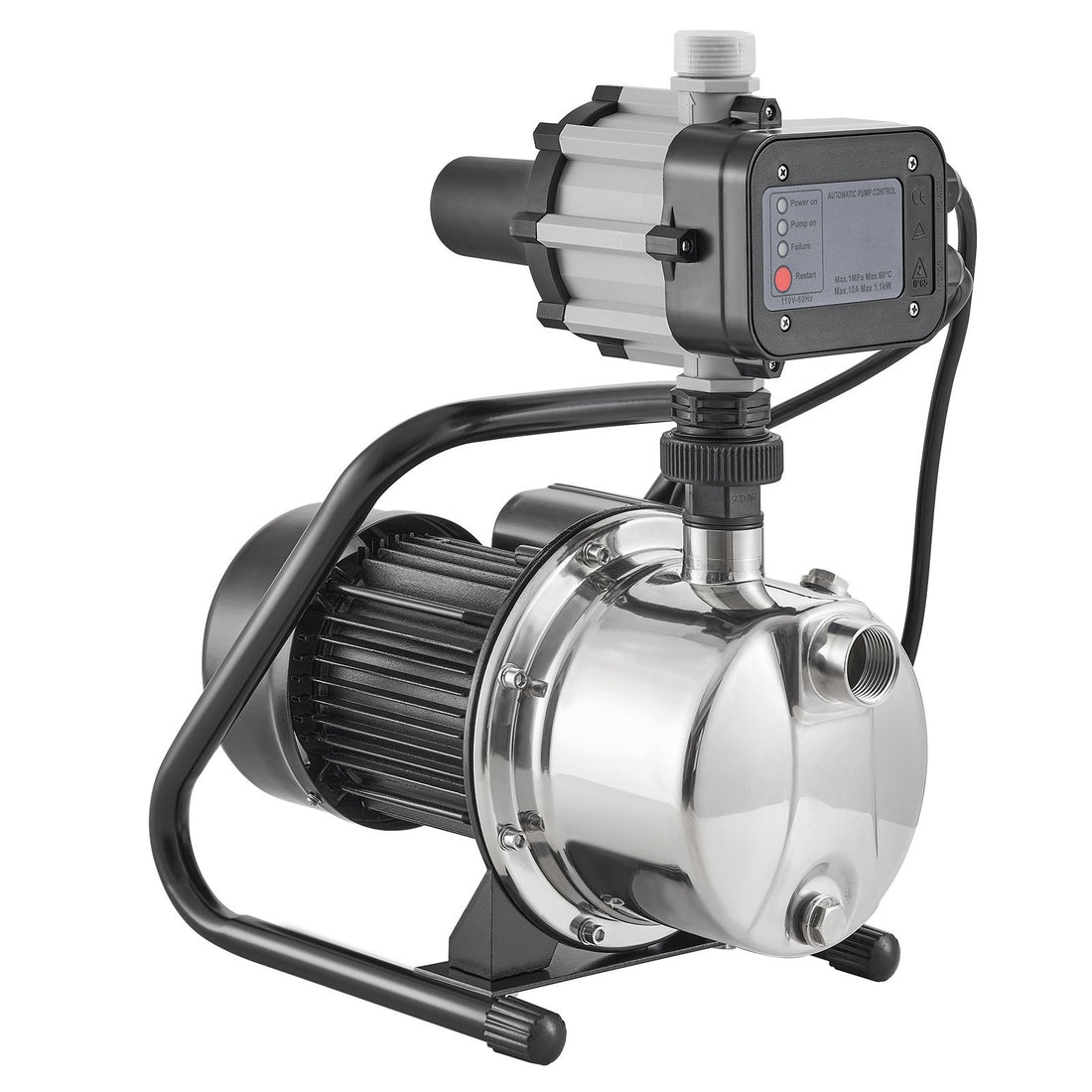Shallow well pump portable 1HP jet pump with auto controller