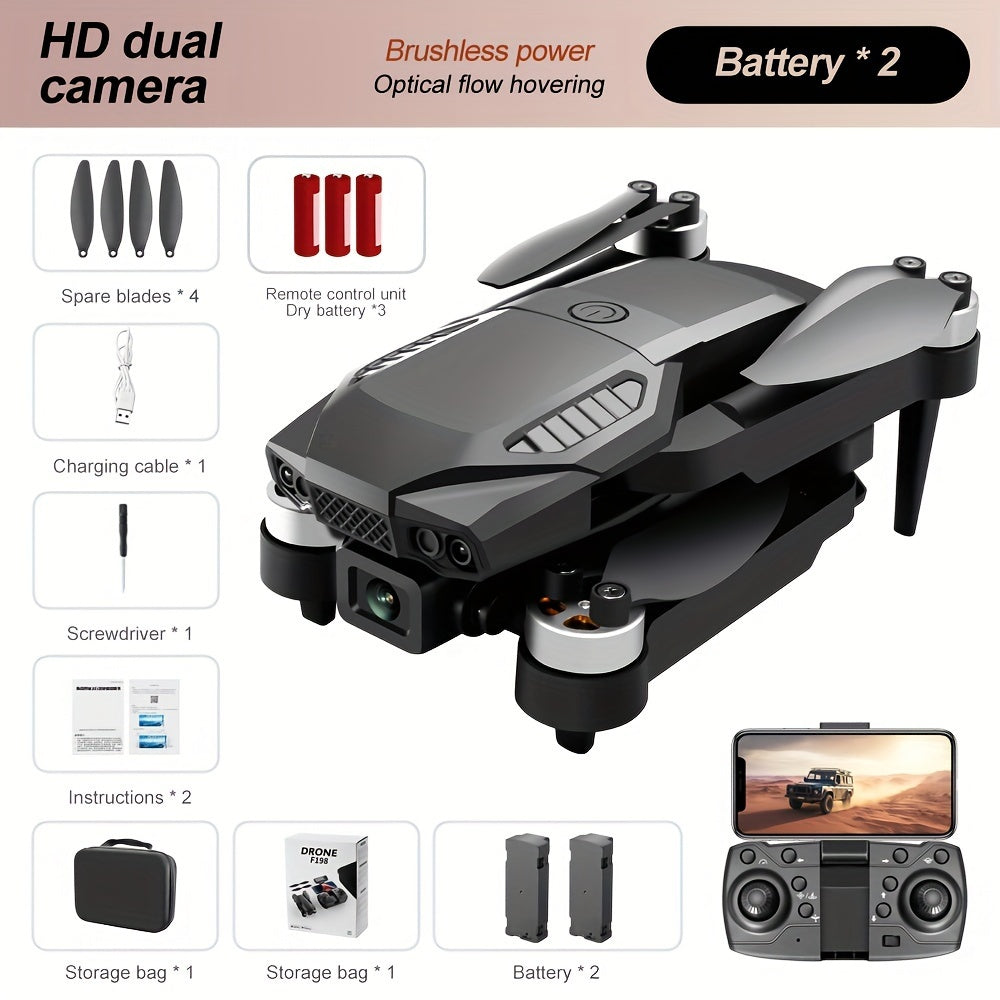 F198 Drone Folded – Portable Travel Design