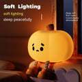 Cute pumpkin LED lamp shaped like a duck with soft lighting feature text