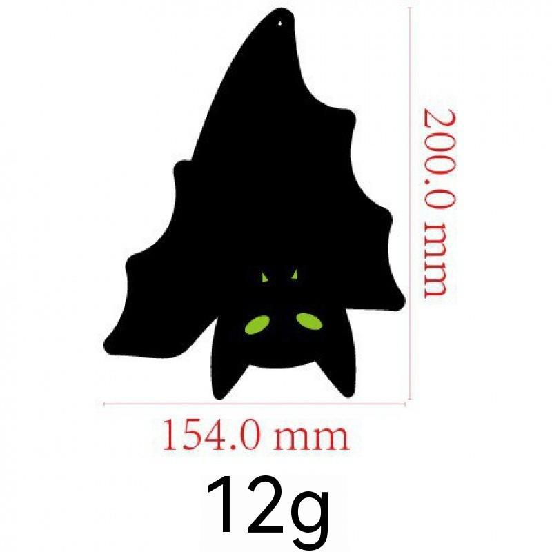 Inverted bat on the wall décor for spooky setup
