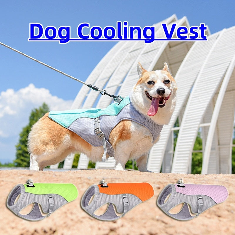 Breathable Dog Cooling Vest – Heat-Resistant Summer Clothes for Small to Large Dogs, Sunproof & Lightweight for Outdoor Walks