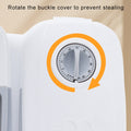 Buckle cover view of Automatic pet feeder and water dispenser for cats and dogs