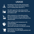 Scary vampire dentures costume prop for Halloween