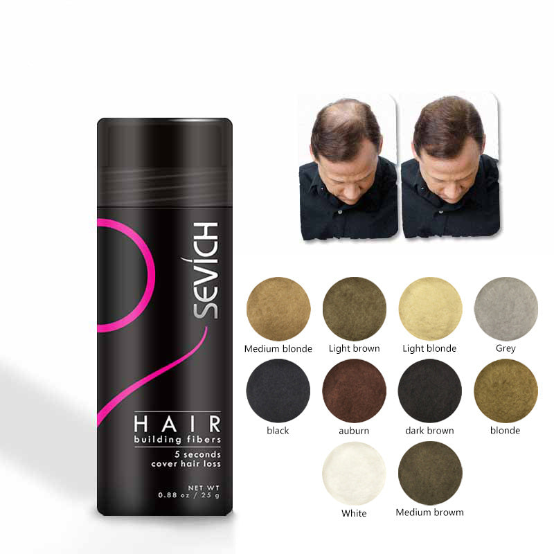 Instant hair thickening powder for thinning hair coverage