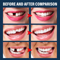 Halloween vampire fake teeth with glue set
