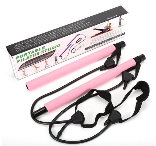 Portable gym chest expander with ergonomic handles