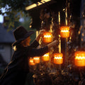 Halloween pumpkin night lamp hanging decoration