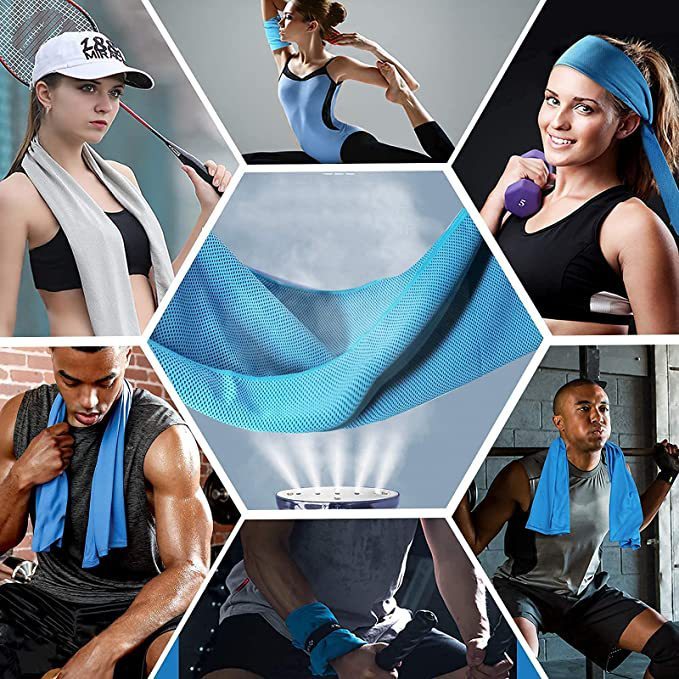 Instant Cooling Towel for Sports and Outdoors – Ice-Cold Quick Dry Towel for Gym, Hiking, Travel