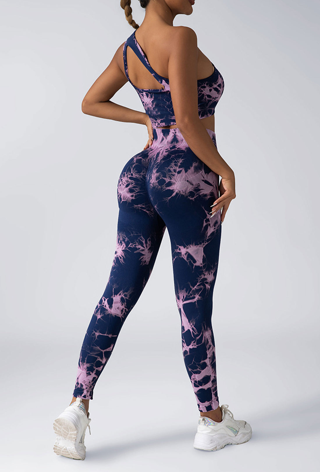 Women’s Scrunch Butt Lifting Workout Leggings – High Waisted Seamless Tie-Dye Yoga Pants