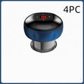 Blue and black electronic device with digital display on a white background, labelled '4PC'