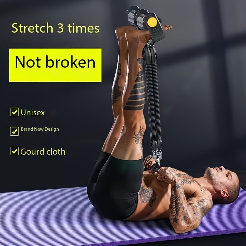 Abdominal exercise resistance bands for strength training