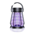 Electric mosquito swatter and trap for indoor and outdoor use