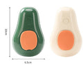 Product display showing both color variants of the avocado-shaped brush