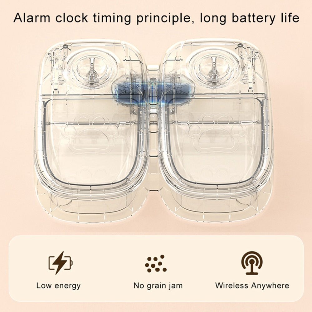 Automatic pet feeder and water dispenser for cats and dogs